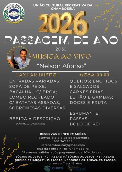 Passagem de Ano - Chamboeira 