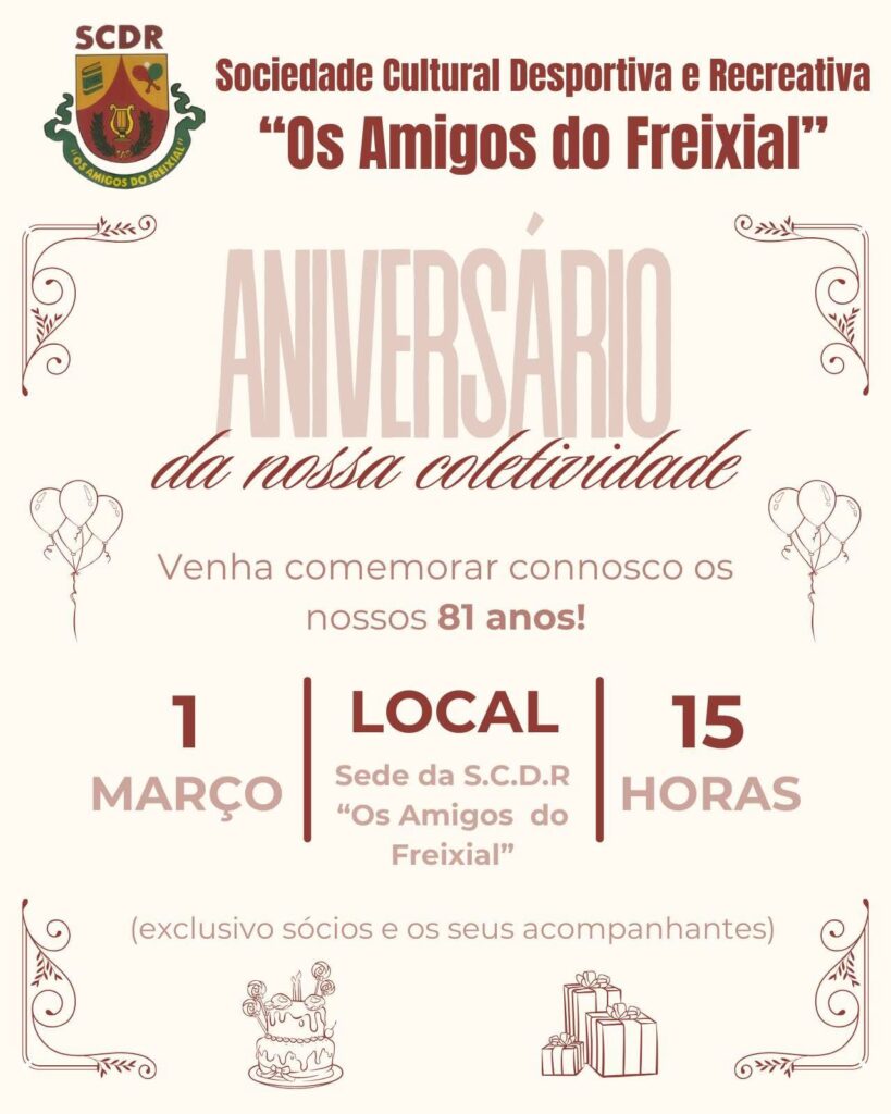 81º aniversário SCDR \"Os Amigos do Freixial\"