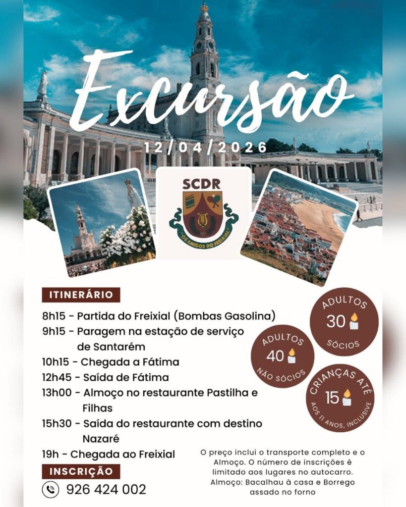 Excursão a Fátima e Nazaré