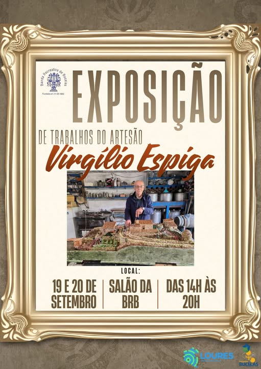Exposição do artesão Virgílio Espiga